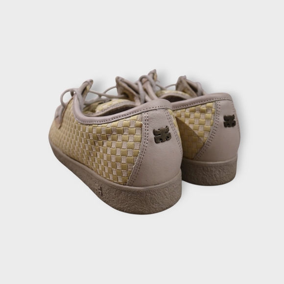 RARE IPATH Shoes Mens 13 YELLOW Skate Woven Upper Rubber Chukka Checkered Catkin - Picture 6 of 13